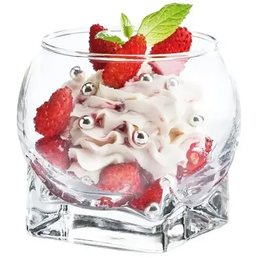 [09-611] Verrine verre à base carrée 22cl